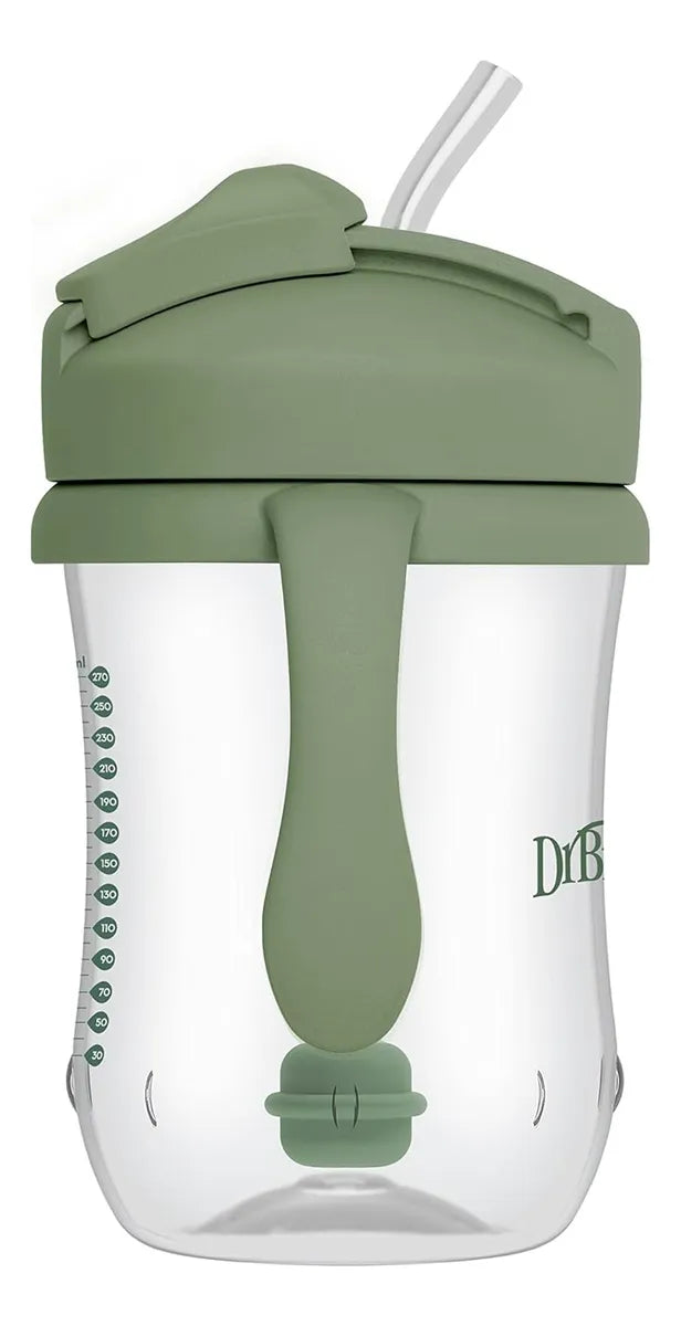Vaso Entrenador Pitillo Dr. Brown's 9 Onz Verde Animalito