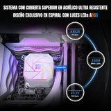 Enfriamiento Liquido Pc Cpu Ta 360 Argb Lga 1700 Am5 Blanco