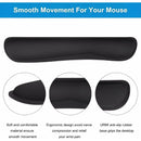 Combo Pad Mouse Y Reposa Muñecas De Teclado Ergonómico Negro Fnatic