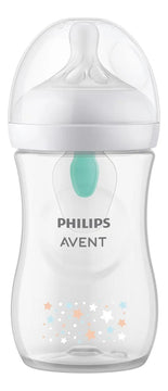 Tetero Con Diseño Natural Biberon 9 Onzas Airfree Avent Blanco Osos