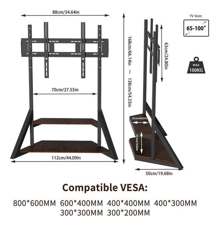 Soporte Para Tvs Grandes Hasta 100 Pulgadas