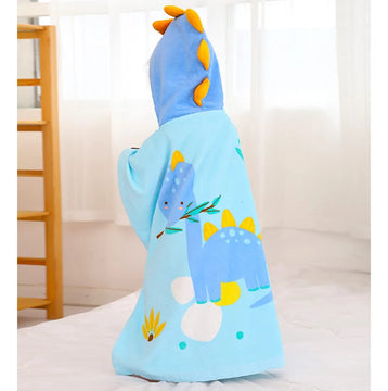 Gneliwm Toalla De Bao Con Capucha Para Nios, Poncho De Algod