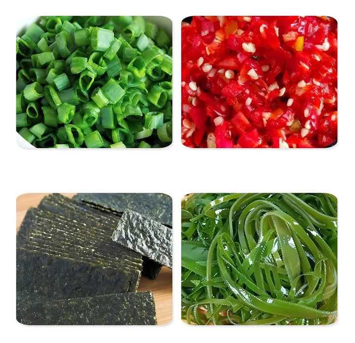 Tijeras de cocina con 5 cuchillas para cortar ensaladas, hierbas y condimentos