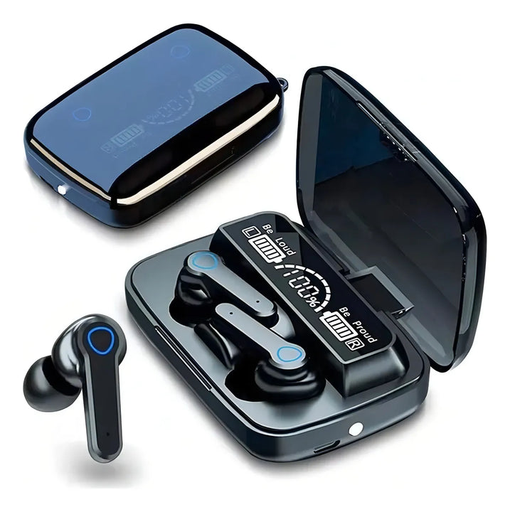 Audifonos Inalambricos M19 Con Control Tactil Bluetooth Color Negro