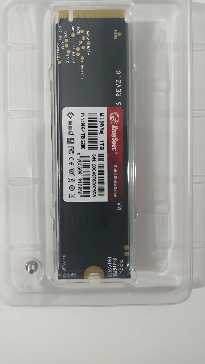 Disco Sólido Ssd Kingspec NX-1TB Nx Series 1tb Pcie 3.0 X4 3400 Mb/s Nvme M.2