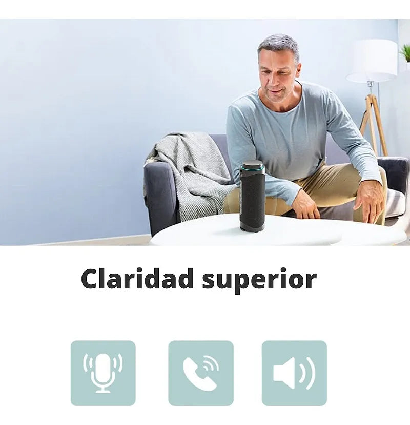 Tronsmart Altavoces Bluetooth Portátiles T7 Con Sonido Envol Color Negro T7