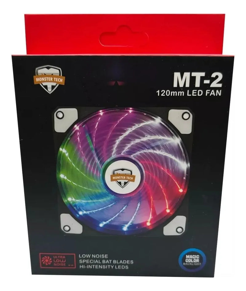 Nuevo Fan Cooler 120mm Rgb Para Cpu Chasis Ventilador Pc Led