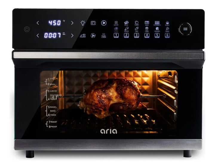 Freidora De Aire 34 Litros Acero Inoxidable Horno Grande