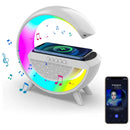 Bocina Bluetooth Altavoz Cargador Inalámbrico Led Rgb
