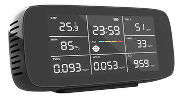 Detector De Dióxido De Carbono Co2, Temperatura Y Humedad Re