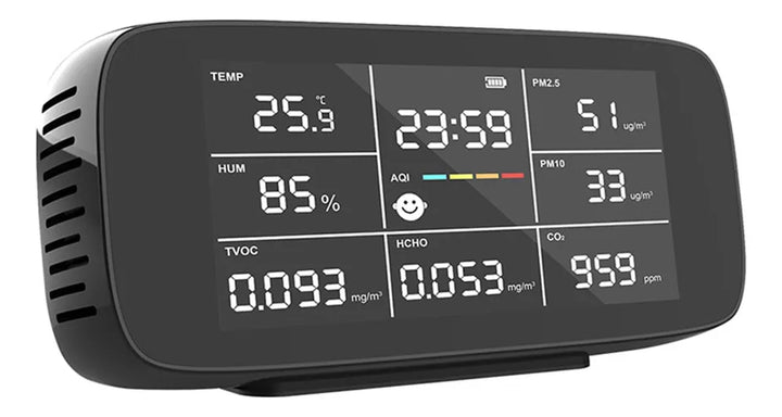 Detector De Dióxido De Carbono Co2, Temperatura Y Humedad Re