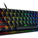 Teclado gamer Razer Huntsman Mini QWERTY Razer Purple inglés US color negro con luz RGB
