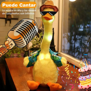 Pato Peluche De Juguete Bailarin Imita Sonidos