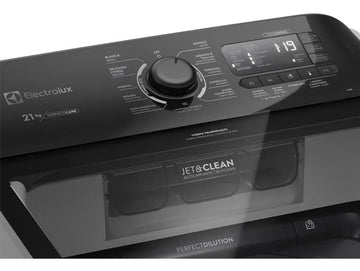 Lavadora Superior Perfect Care Ls21i 21kg Silver Electrolux Gris