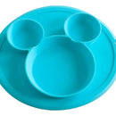 Plato En Silicona Bebe Antideslizante Colores Hydg-2 Color Azul Marino