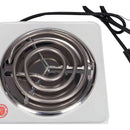 Estufa Electrica De 1 Puesto Fogon Portatil 110v Color Negro