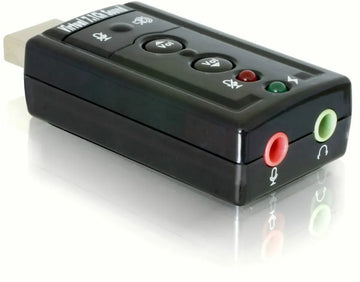 Tarjeta De Sonido Usb 7.1 Externo Con Control De Volumen