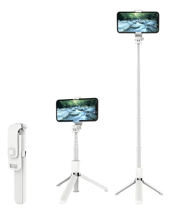 Palo Selfie Celular Inalámbrico Bluetooth Led Telescópica