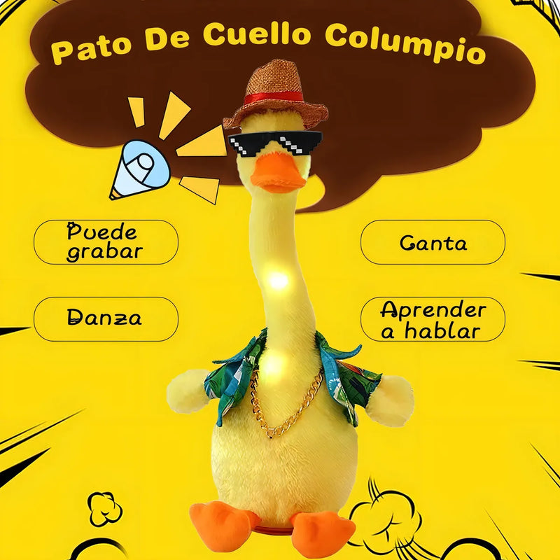 Pato Peluche De Juguete Bailarin Imita Sonidos