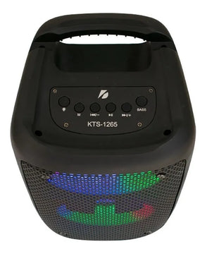 Parlante Torre Sonido Cabina 10w Bluetooth Aux Tf Recargable Negro