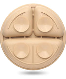 Platos Antideslizantes De Silicona Para Bebés - 3 Unidades