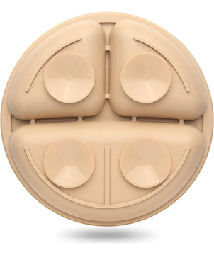 Platos Antideslizantes De Silicona Para Bebés - 3 Unidades