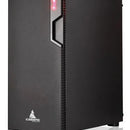 Chasis Iceberg Glacius V2 Vidrio Templado Color+ 1 Fan Rojo Negro