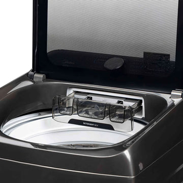 Lavadora Midea 16 Kg Wave Wash Gris Carga Superior