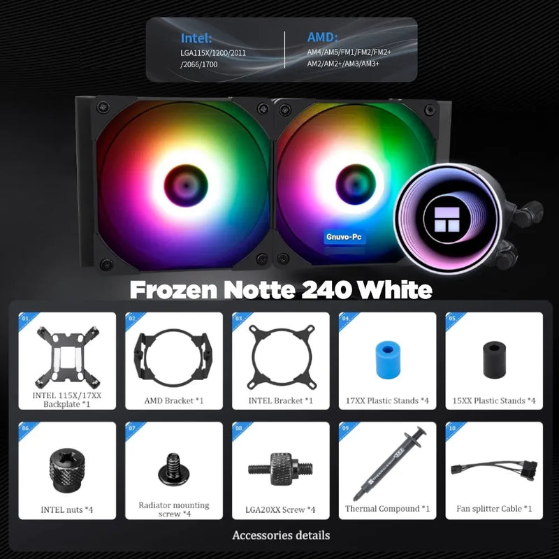 Refrigeracion Liquida Thermalright 240 Argb Lga 1700 Am5 Am4