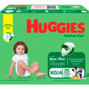 Huggies Etapa 4 Active Sec X25 Extra Grande (xg) Sin Género