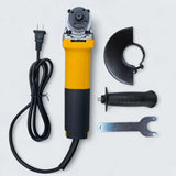 Combo Taladro Percutor Inalámbrico + Pulidora Eléctrica 710w - Amarillo - 50hz/60hz