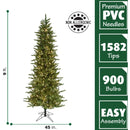 Arbol De Navidad Artificial Con Luces Inteligentes Y Diseno