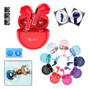 Fone de ouvido in-ear sem fio 1Hora In-Ear AUT119 AUT119 fucsia