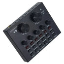 Interfaz Mezclador De Audio Externo Usb Tarjeta De Sonido V8