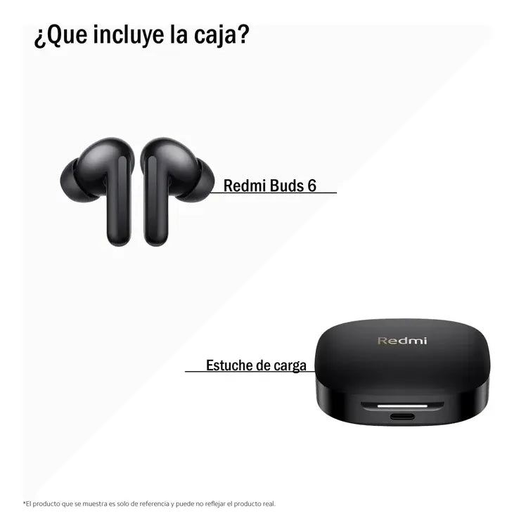 Xiaomi Redmi Buds 6, Auriculares Táctil Ip54, Blanco