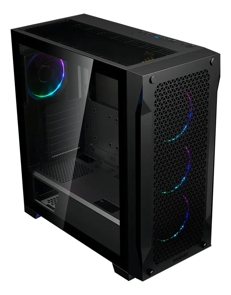 Gabinete para computadora de escritorio Gamdias GD-Athena P1 GD-Athena P1 negro