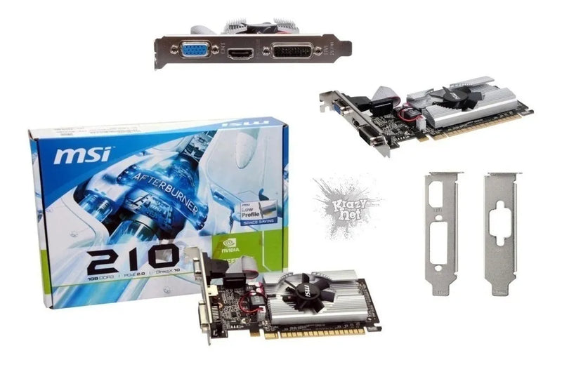 Tarjeta de video Nvidia MSI GeForce 200 Series 210 1GB