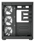Chasis Gamer Iceberg Crystal Cube S Black 6 Fans Argb