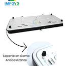 Fogon Estufa Electrica Portatil Blanca 2 Puestos Quemadores Potencia 2000W Cocina Compacta Resistente Hogar Oficina Viajes Camping Practica Rapida Segura Limpieza Sencilla Impovd