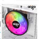 Aigo Ice400x 4 Tubos De Calor Ventilador Enfriador Cpu Rgb Negro