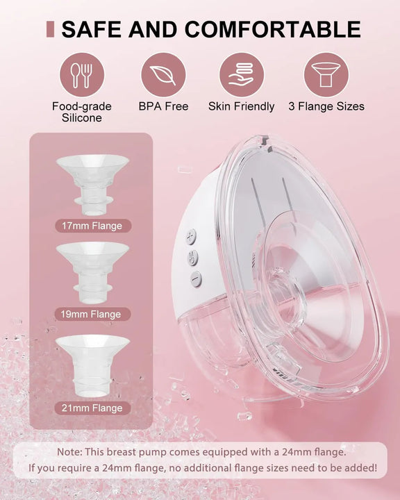 Baemee Extractor De Leche Manos Libres, Bomba De Lactancia M