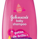 Shampoo Johnson's Baby Gotas de Brillo de aceite de argán en botella de 200mL por 1 unidad