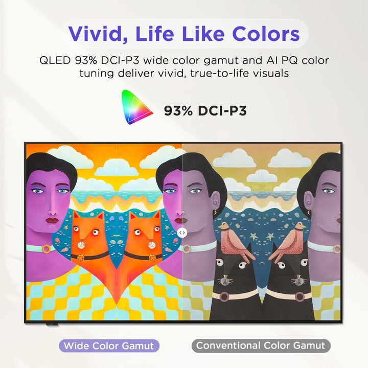 Smart Tv Qled 4k 65 Pulgadas Diseño Ultradelgado 144hz Hdr