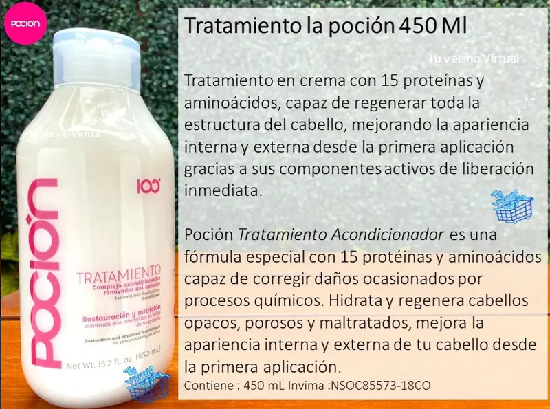 La Pocion Kit Niños Tratamiento Capilar + Shampoo La Pocion
