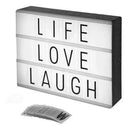 Letrero Led Cinematic Light Box Letras Luz Led