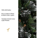Papyrus Arbol De Navidad Artificial Preiluminado De 7 Pies,