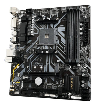 Placa Madre Gigabyte Ultra Durable B450m Ds3h V2 Negra Negro