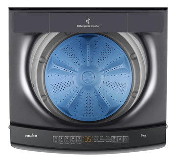 Lavadora Automática Mabe Propela Carga Superior 9 Kg (20 Lb) Gris Oscuro
