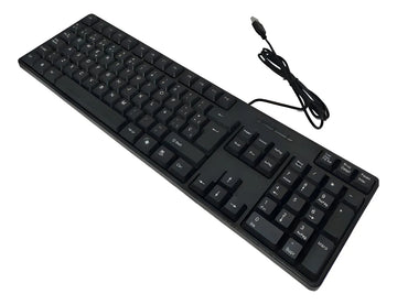 Teclado Antelope Conexión Usb Plug And Play, Tj-818 Negro