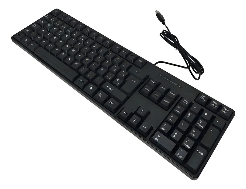 Teclado Antelope Conexión Usb Plug And Play, Tj-818 Negro